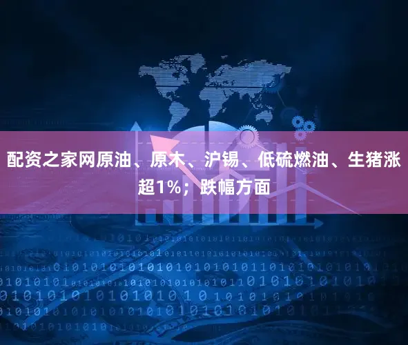 配资之家网原油、原木、沪锡、低硫燃油、生猪涨超1%；跌幅方面