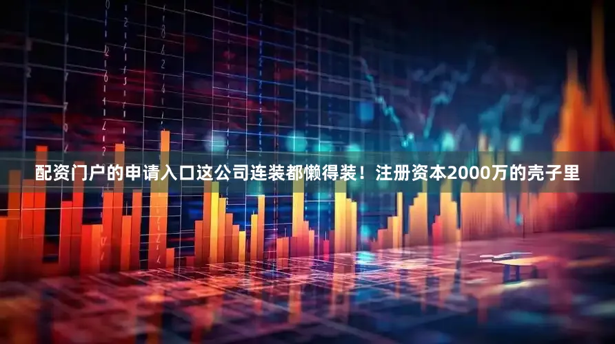 配资门户的申请入口这公司连装都懒得装！注册资本2000万的壳子里