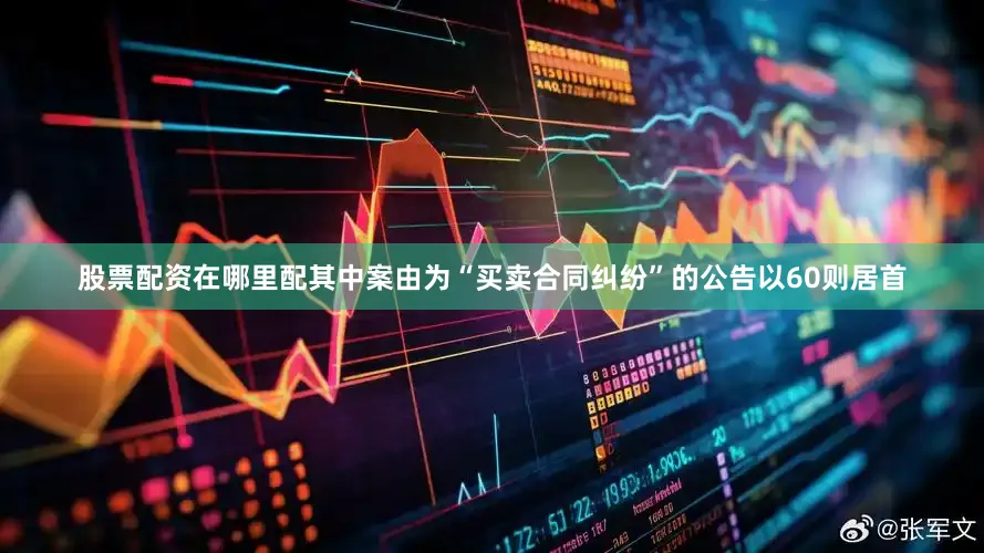股票配资在哪里配其中案由为“买卖合同纠纷”的公告以60则居首